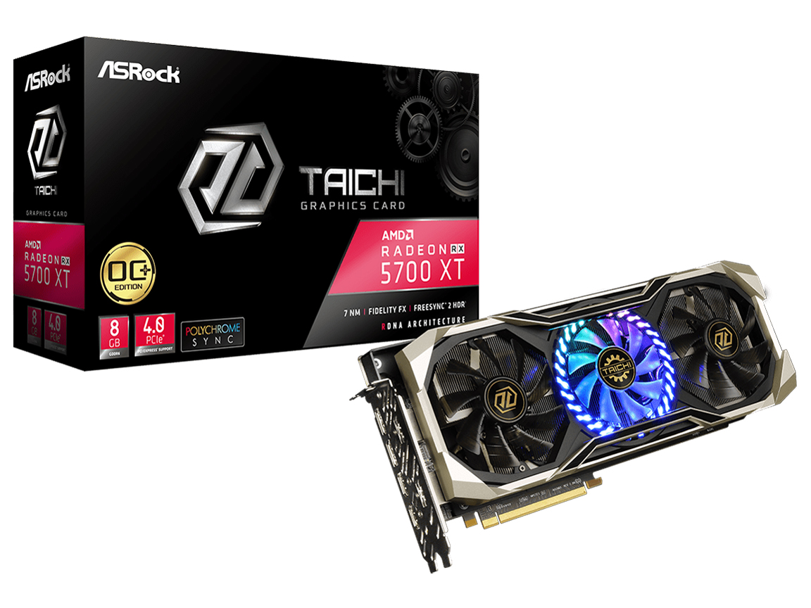 Radeon RX 5700 XT Taichi X 8G OC+ [PCIExp 8GB] �̐��i�摜