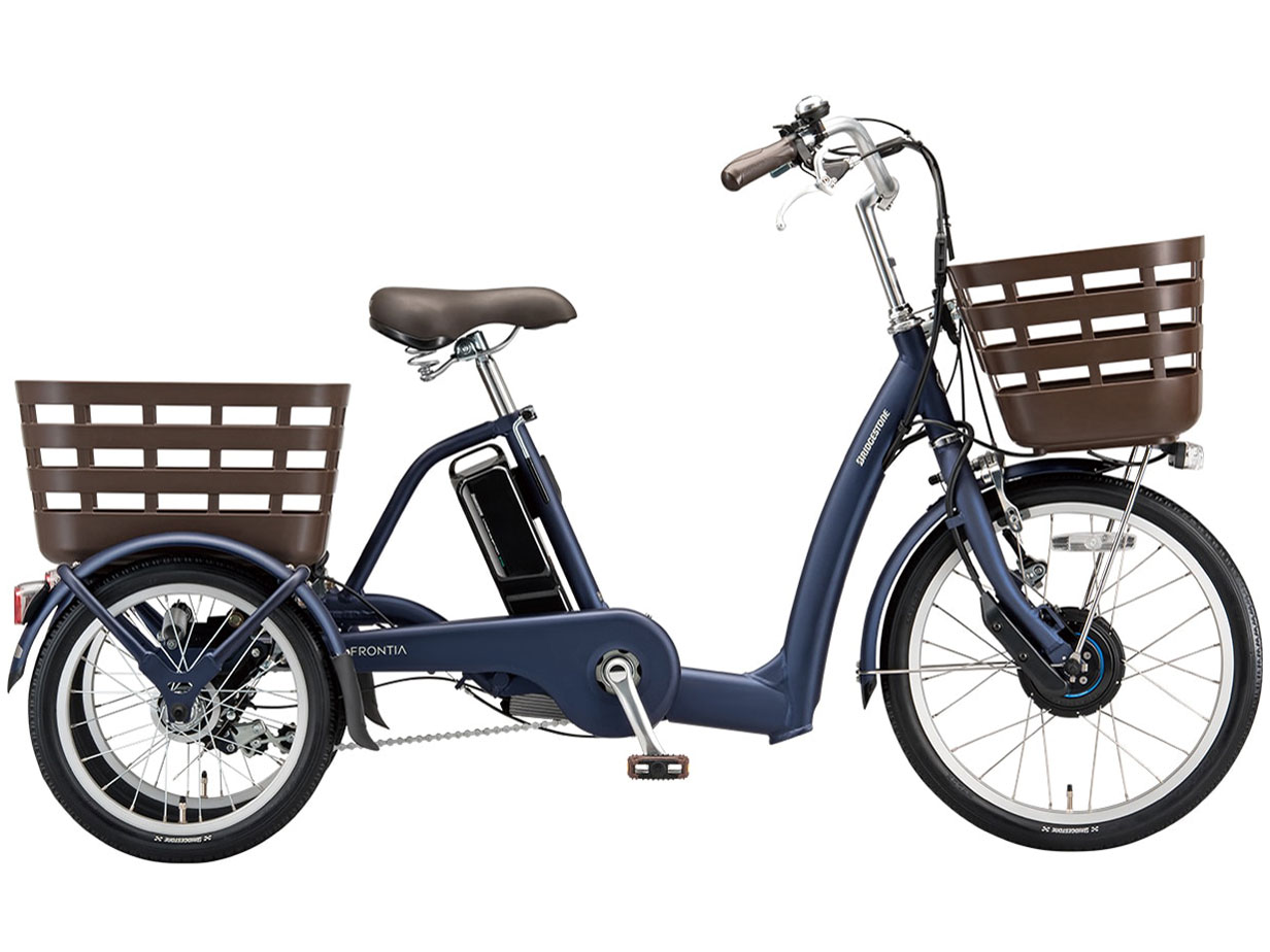 ★915 ブリヂストン 電動アシスト自転車 三輪車 FW0B40 ラクットワゴン ヨドバシ.com - ブリヂストン BRIDGESTONE 電動アシスト三輪車
