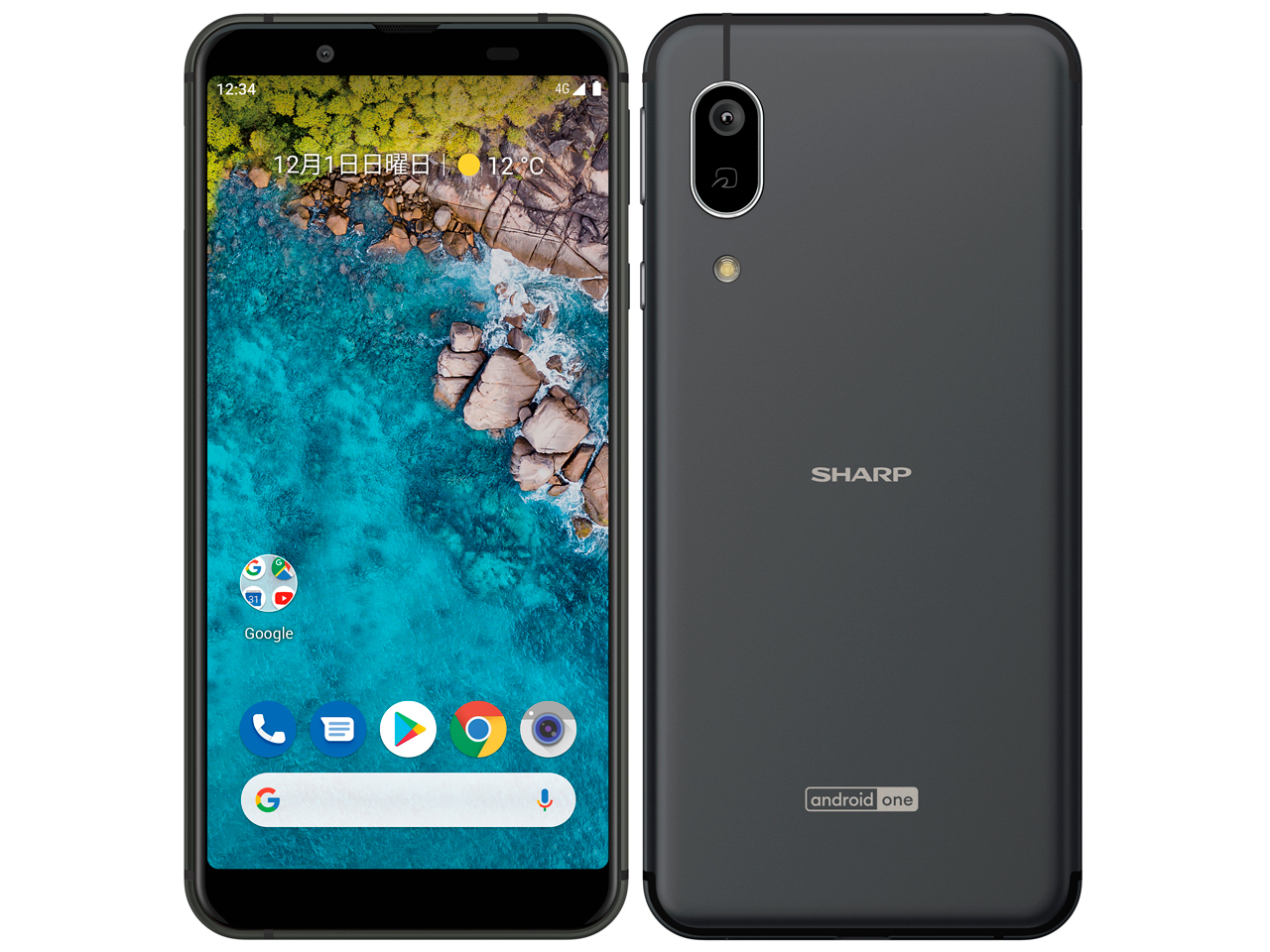 Android One S7 ���C���o�C�� [�u���b�N] �̐��i�摜