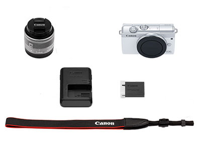 EOS M200 EF-M15-45 IS STM �����Y�L�b�g [�z���C�g]