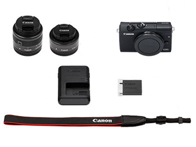 EOS M200 �_�u�������Y�L�b�g [�u���b�N]