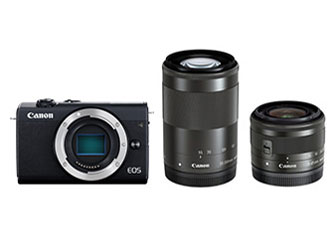 Canon EOS M200 ブラック （レンズ2個） Amazon | Canon ミラーレス一眼カメラ EOS M200 ダブルズーム