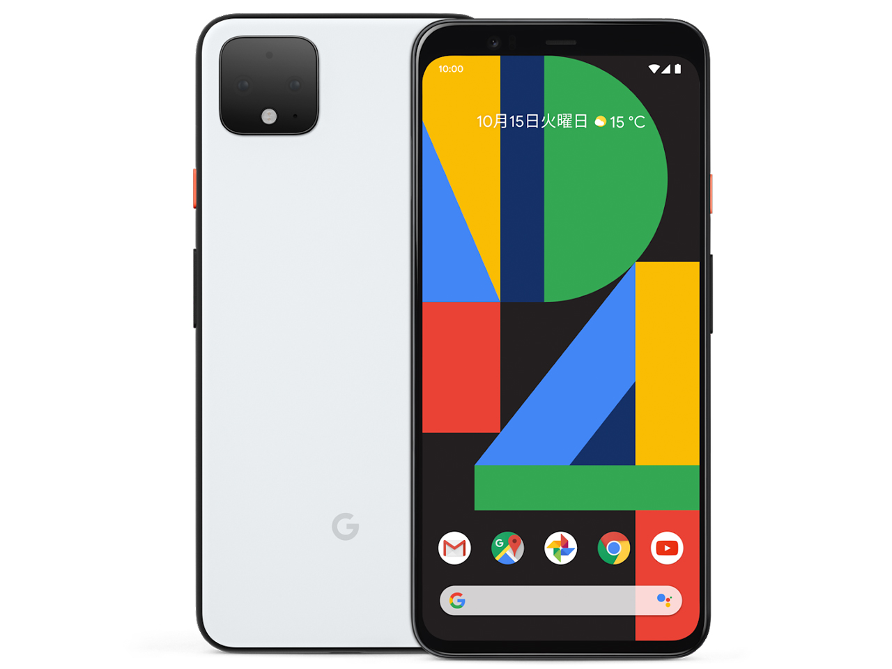 Google Pixel 4 128GB SoftBank [Clearly White] �̐��i�摜