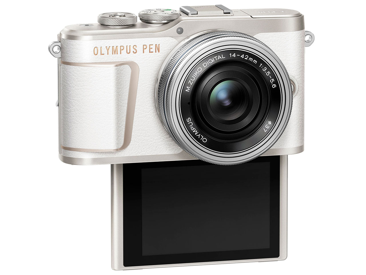 OLYMPUS PEN E-PL10 14-42mm EZ�����Y�L�b�g [�z���C�g]