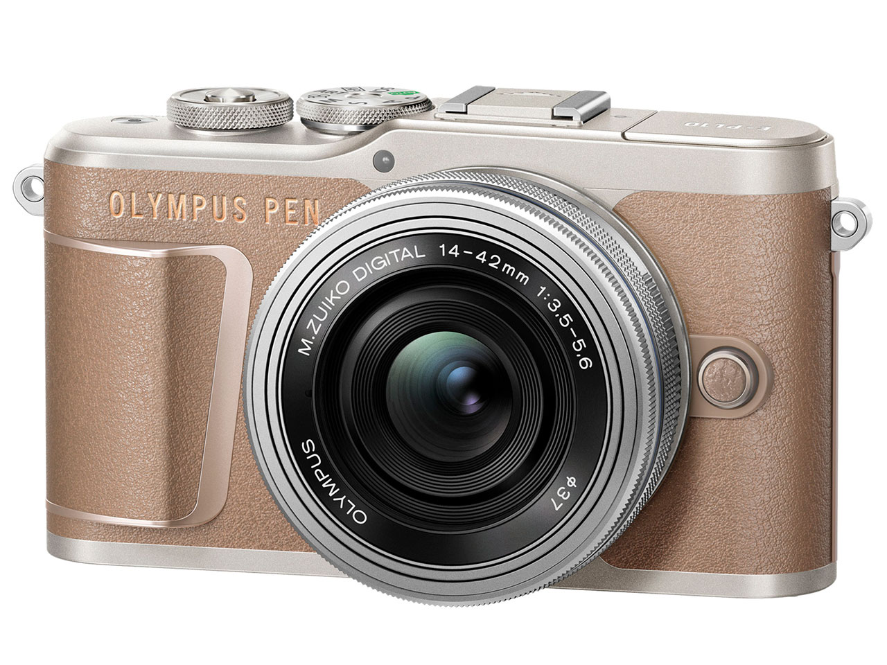 上質で快適 OLYMPUS PEN E-PL10 EZ ダブルズームキット ブラウン デジタルカメラ