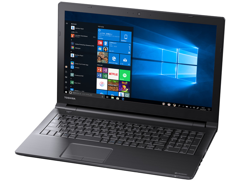 dynabook EZ55/LBSD W6EZ55BLBB 15.6�^�t��HD Core i7 8550U 512GB_SSD Office���� �̐��i�摜