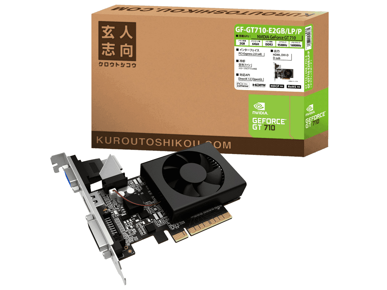 GF-GT710-E2GB/LP/P [PCIExp 2GB] �̐��i�摜