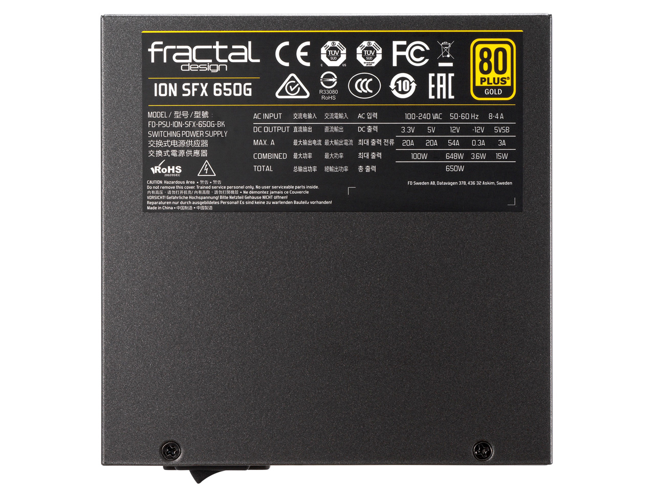 ION SFX 650G FD-PSU-ION-SFX-650G-BK [�u���b�N/�K�����^��]