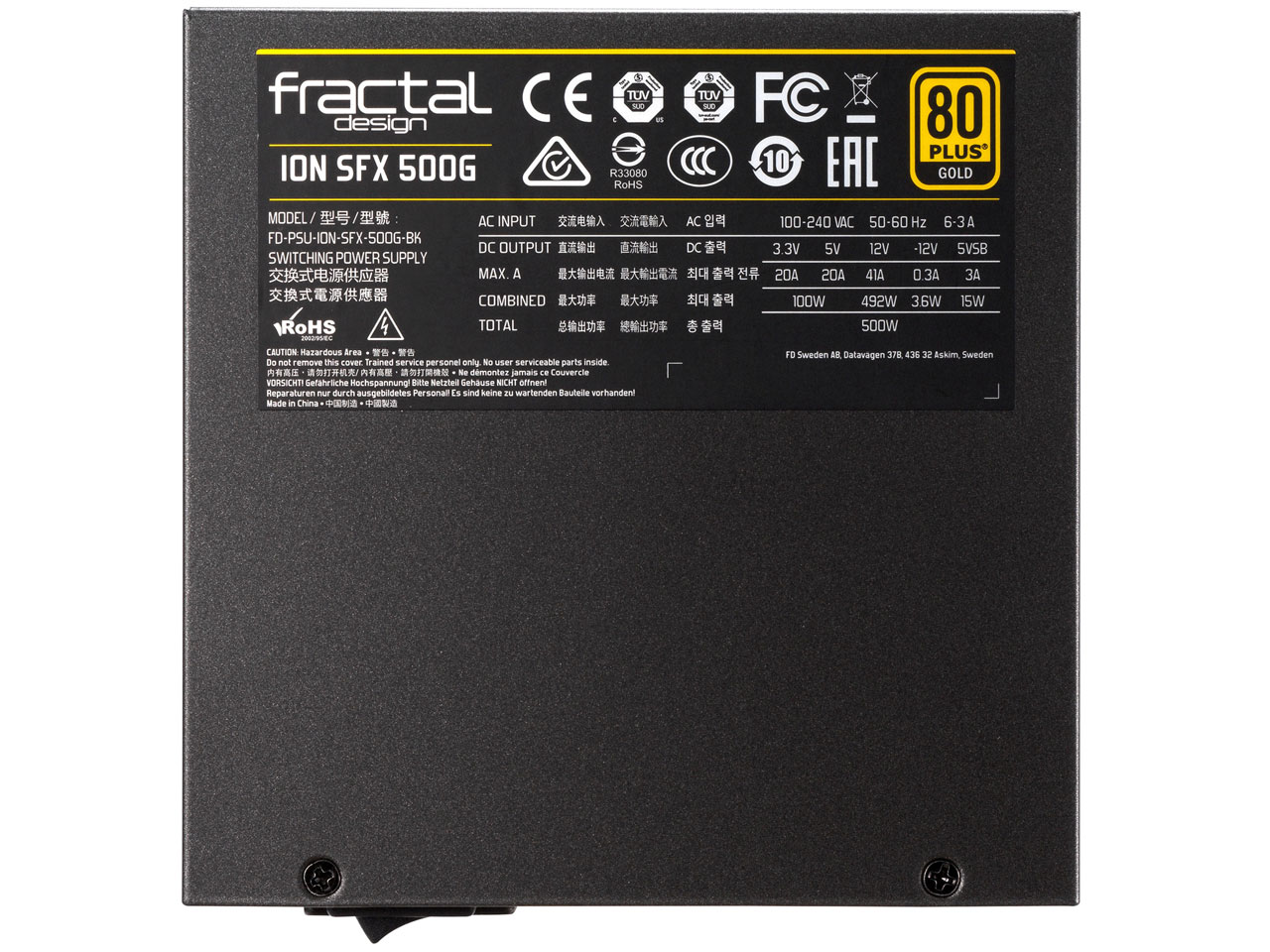 ION SFX 500G FD-PSU-ION-SFX-500G-BK [�u���b�N/�K�����^��]