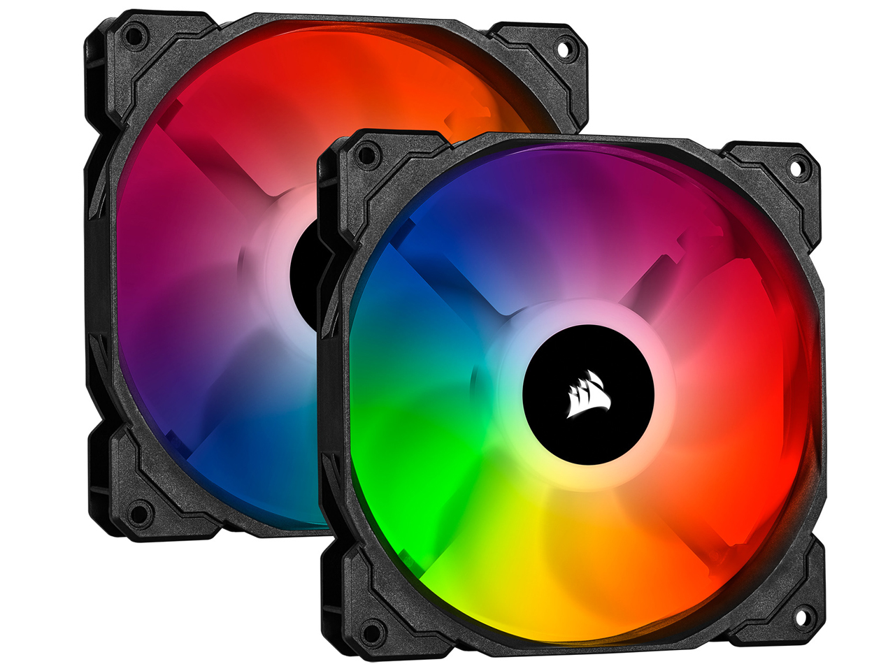 iCUE SP140 RGB PRO Dual Fan Kit with Lighting Node CO-9050096-WW �̐��i�摜