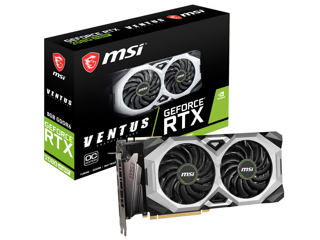 GeForce RTX 2080 SUPER VENTUS XS OC [PCIExp 8GB] �̐��i�摜