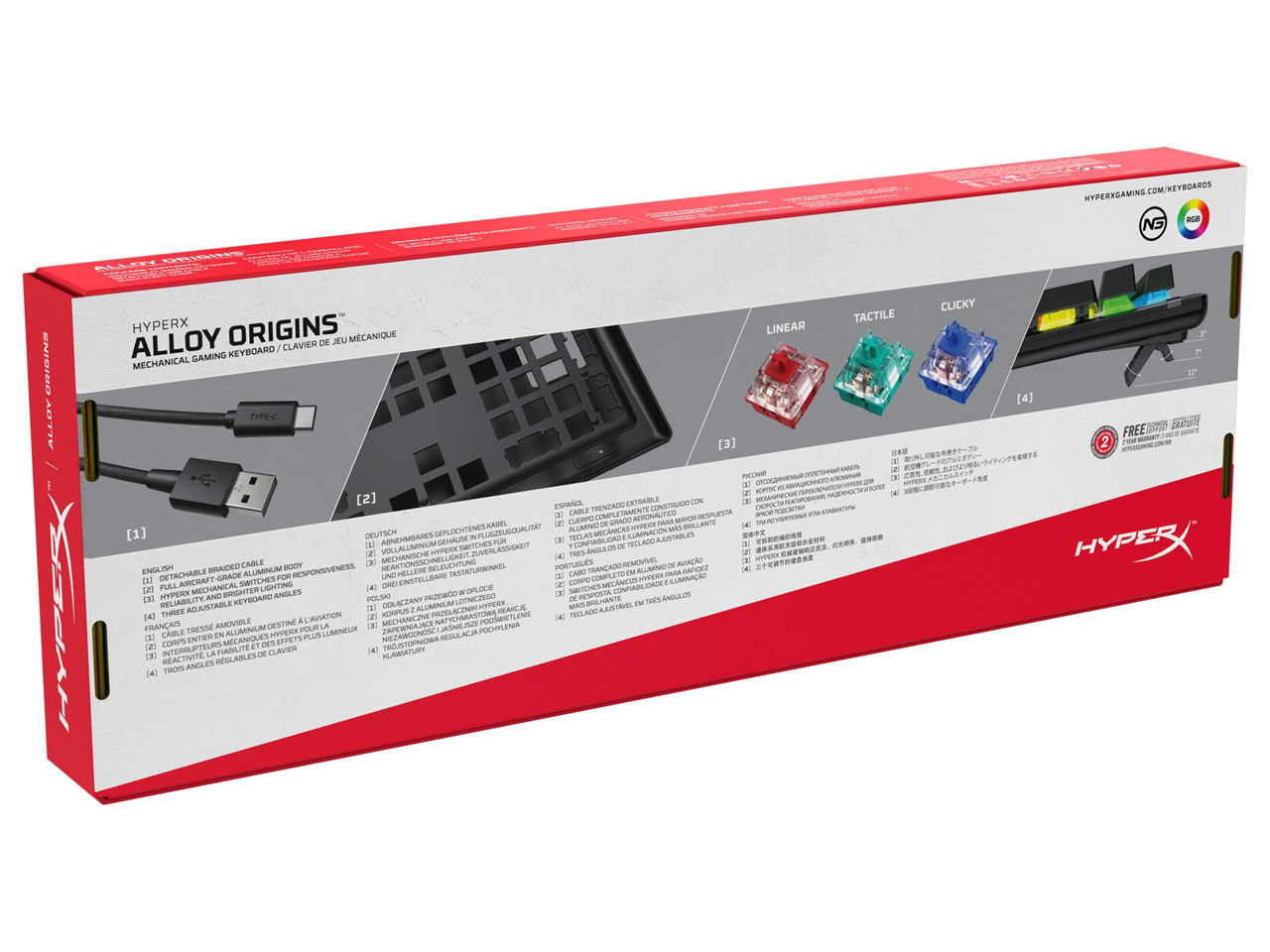 Alloy Origins HX-KB6RDX-JP �Ԏ�