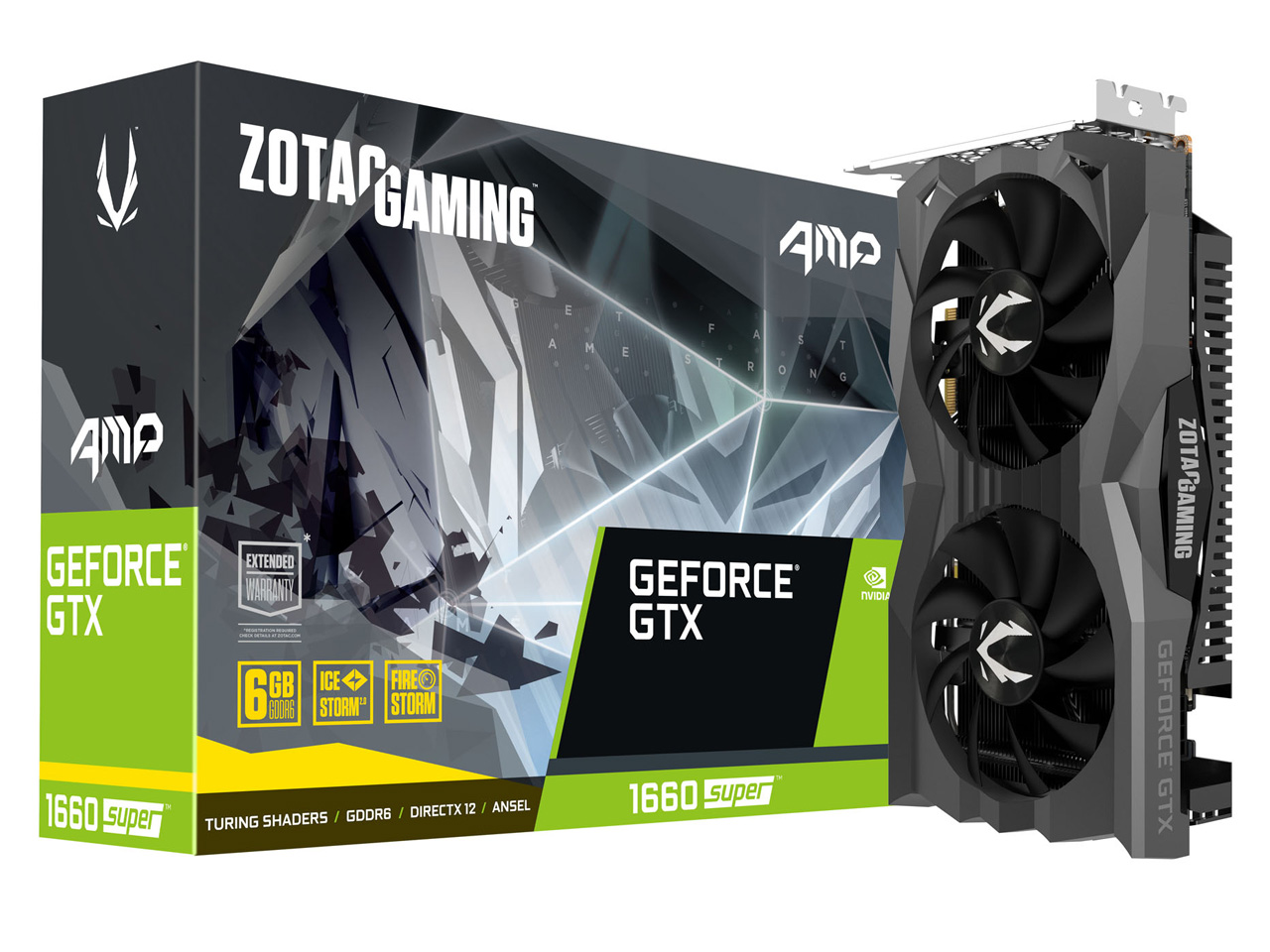 ZOTAC GAMING GeForce GTX 1660 SUPER AMP ZT-T16620D-10M [PCIExp 6GB] �̐��i�摜