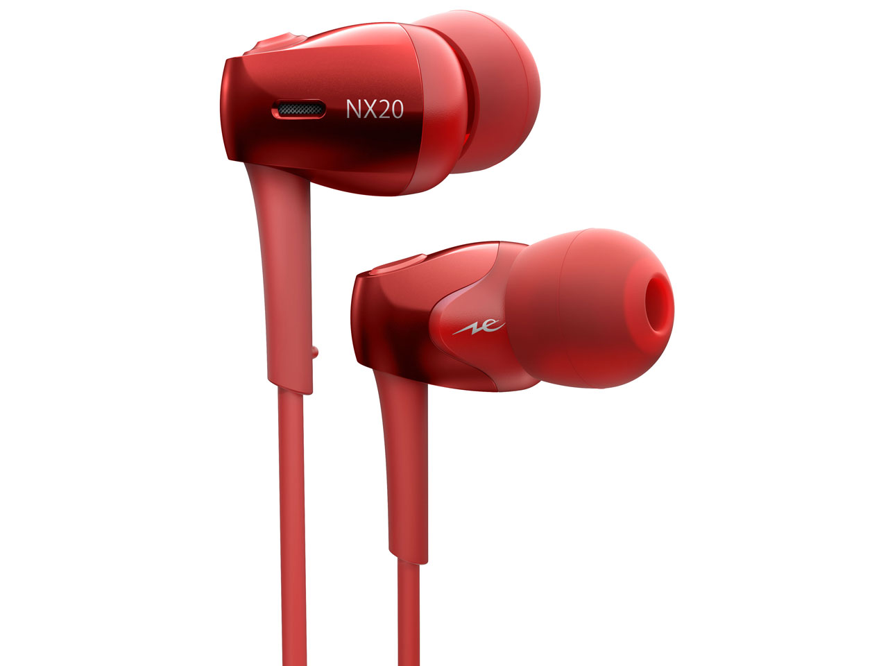 ヘッドホン radius HP-NHL11R RED radius HP-NHL11 Lightning Inner ear headphones – e☆イヤホン
