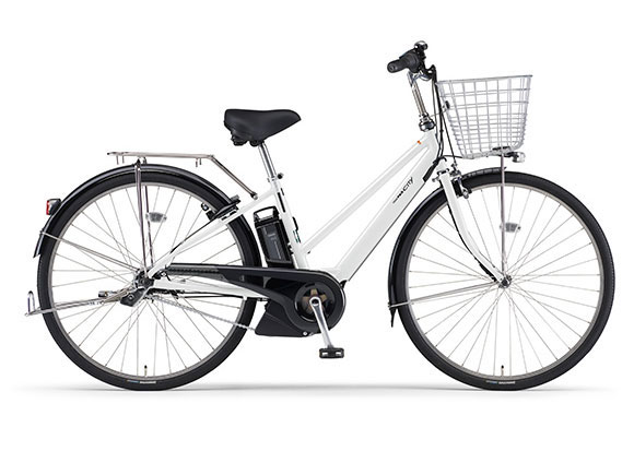 ヤマハ新機種電動アシスト自転車pascity27インチホワイトアルミボディー ヤマハ - ヤマハ新機種電動アシスト自転車pascity27インチ