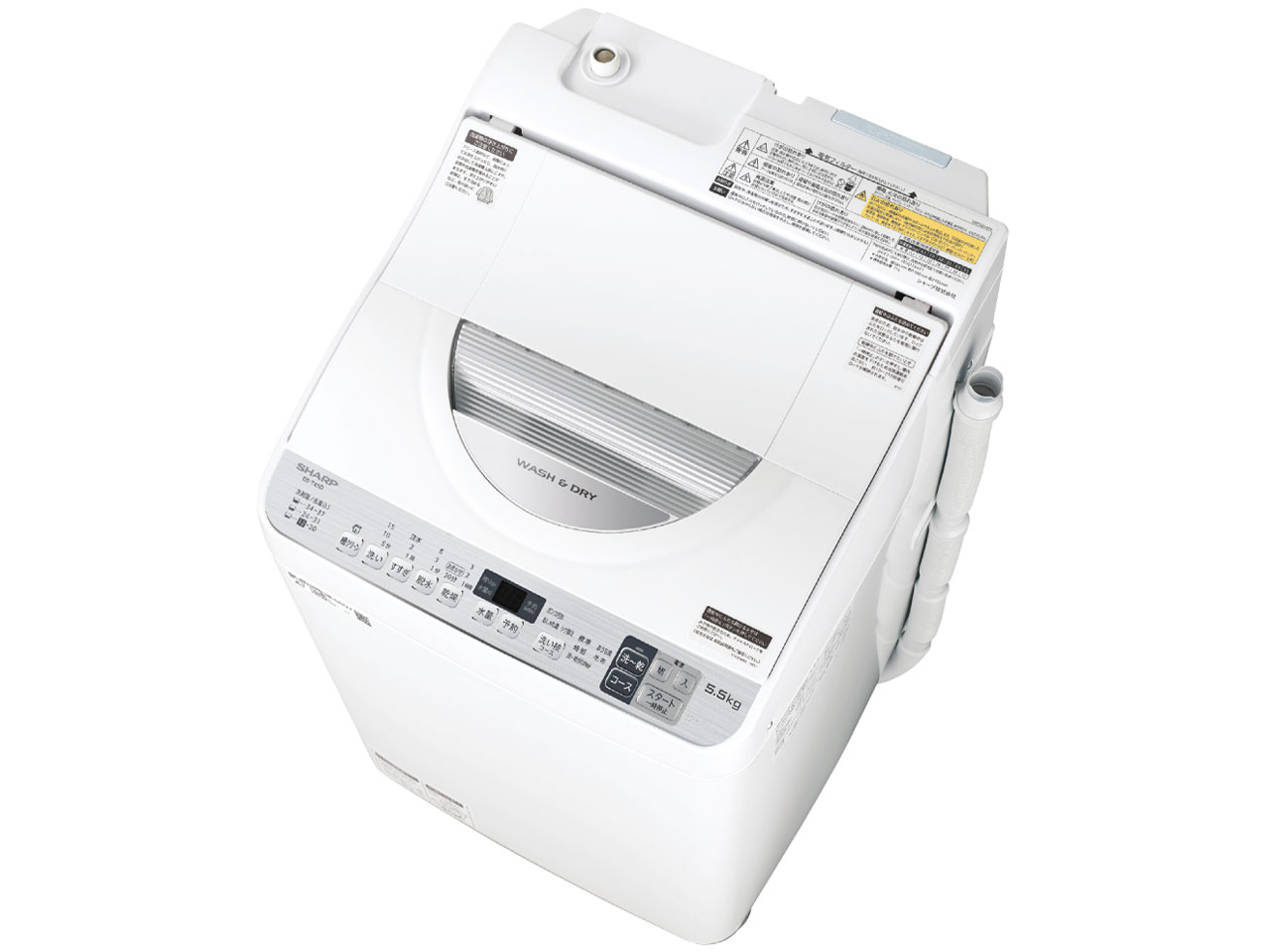 シャープ電気洗濯乾燥機ES-TX5DJ-W2020年製 シャープ 穴なし槽 ES-TX5D 価格比較 - 価格.com