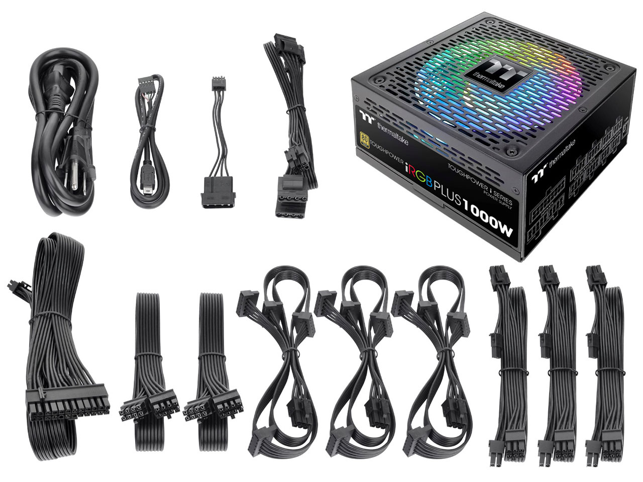 TOUGHPOWER DIGITAL iRGB PLUS 1000W GOLD PS-TPI-1000F3FDGJ-1 [Black]