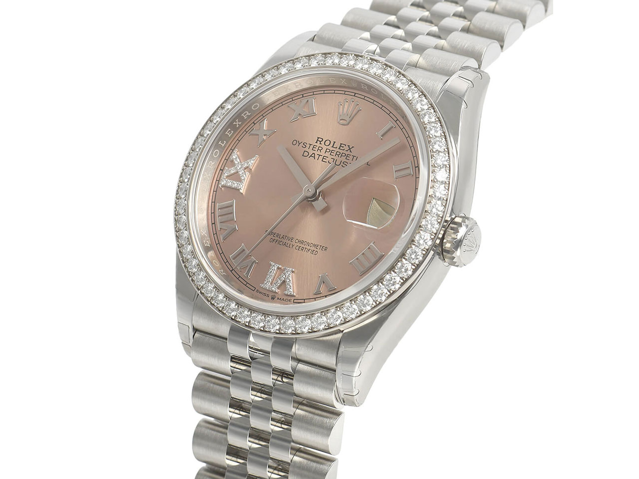 �f�C�g�W���X�g 126284RBR [���[�}�� VI/IX�_�C�� �W���r���[�u���X���b�g �s���N] �̐��i�摜