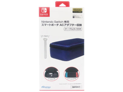 Nintendo Switch��p �X�}�[�g�|�[�` AC�A�_�v�^�[���[ HACP-06BL [�u���[]