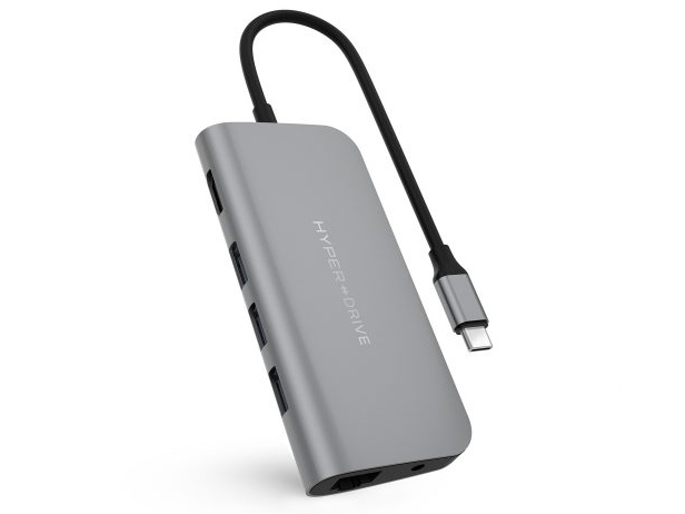 HyperDrive Power 9in1 USB-C Hub HP-HD30FGRAY �̐��i�摜