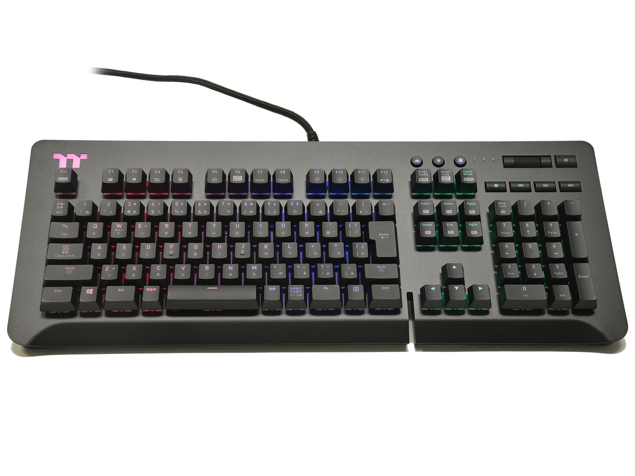 TT GAMING LEVEL 20 GT RGB Cherry MX Blue GKB-LVG-BLBRJP-01 [�u���b�N] �̐��i�摜