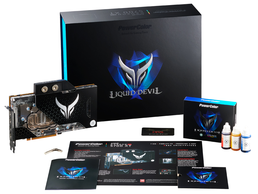 PowerColor Liquid Devil Radeon RX 5700 XT AXRX 5700XT 8GBD6-WDH/OC [PCIExp 8GB] �̐��i�摜