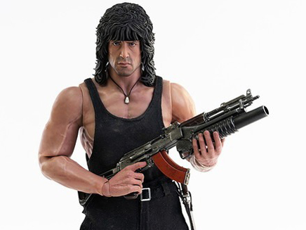 �����{�[3/�{��̃A�t�K�� 1/6 John Rambo(1/6 �W�����E�����{�[)