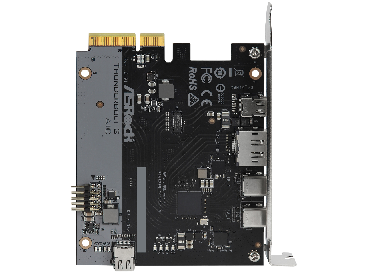 Thunderbolt 3 AIC R2.0 [Thunderbolt3/DisplayPort/Mini DisplayPort]