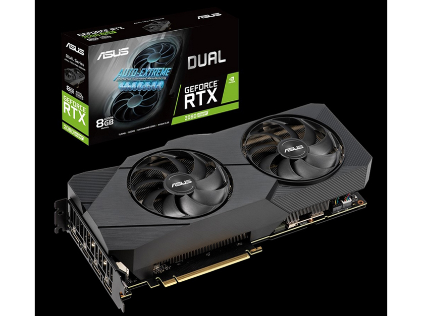 DUAL-RTX2080S-8G-EVO-V2 (Dual GeForce RTX 2080 SUPER EVO V2 8GB) [PCIExp 8GB] �h�X�p��Web���胂�f�� �̐��i�摜