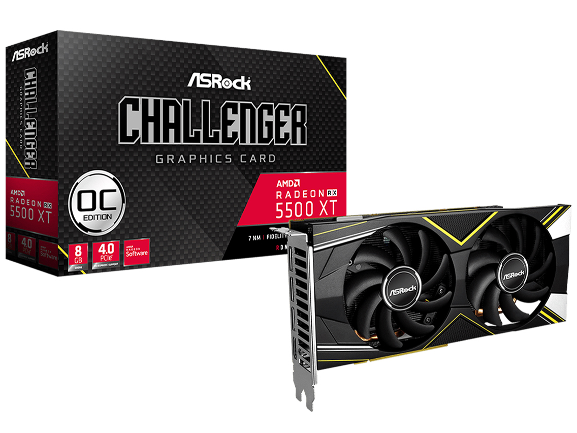 Radeon RX 5500 XT Challenger D 8G OC [PCIExp 8GB] �̐��i�摜