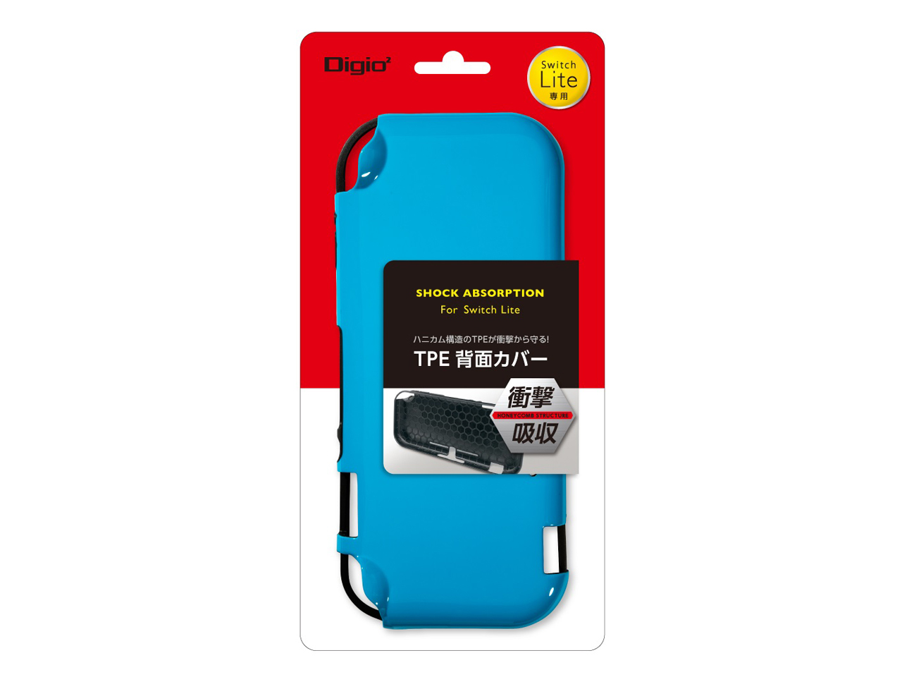 Digio2 Switch Lite�p TPE�w�ʃJ�o�[ SZC-SWL06BL [�u���[]