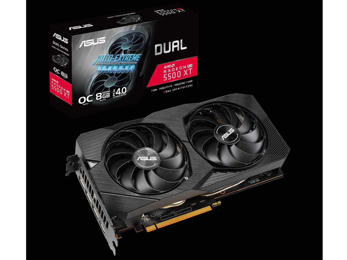 DUAL-RX5500XT-O8G-EVO [PCIExp 8GB] �̐��i�摜
