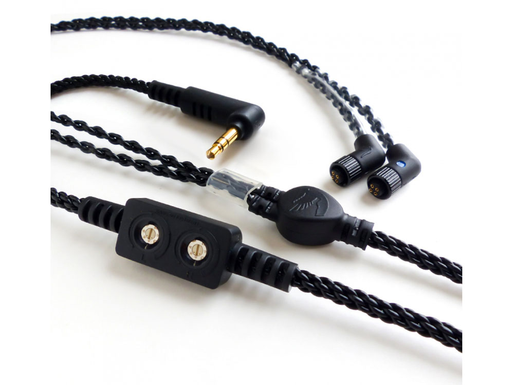 JH 4pin Premium Spare Cable JHA-JH4PIN/CABLE/BLACK/48INCH/N1 �~�j�v���O�̐�p�[�q [�u���b�N 1.2m] �̐��i�摜