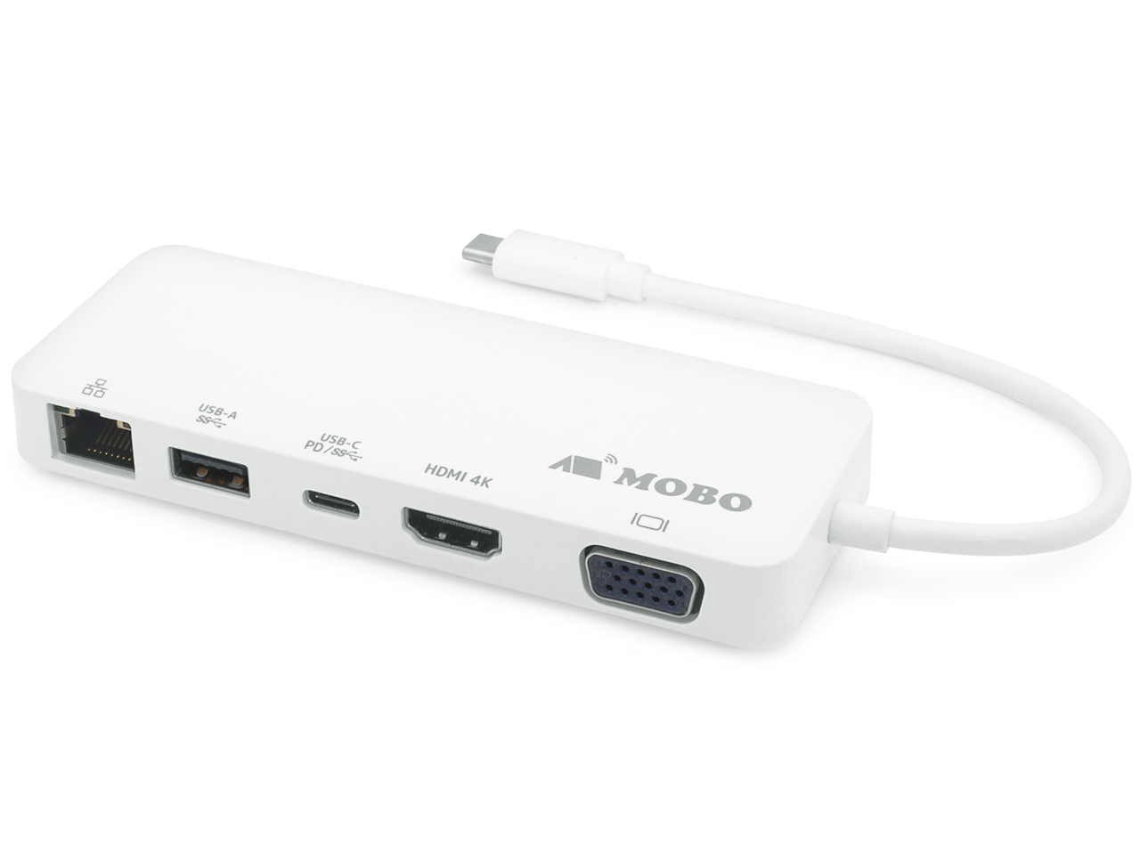MOBO USB-C Travel Mini Dock AM-TMD01 [�z���C�g] �̐��i�摜