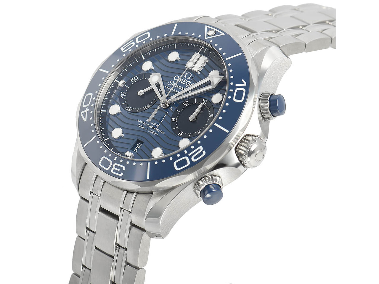 シーマスター ダイバー 300M コーアクシャル マスター クロノメーター クロノグラフ 44MM 210.30.44.51.03.001