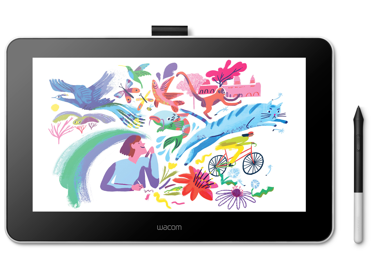 Wacom One DTC133 [�z���C�g]