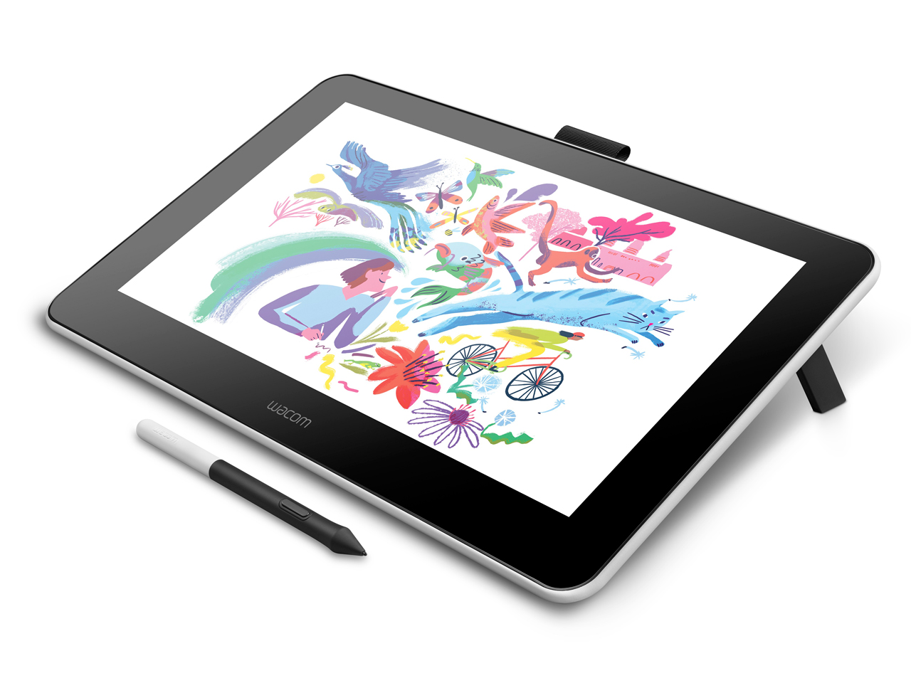 Wacom One DTC133 [�z���C�g]