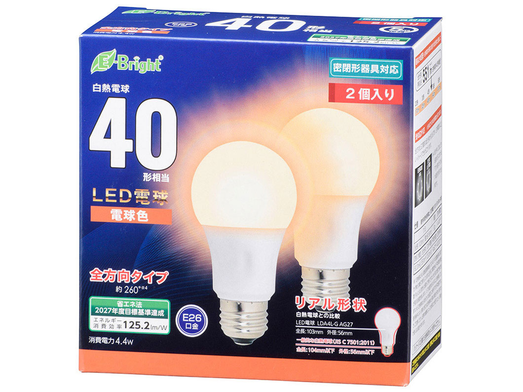 E-Bright LDA4L-G AG27 2P [�d���F] �̐��i�摜