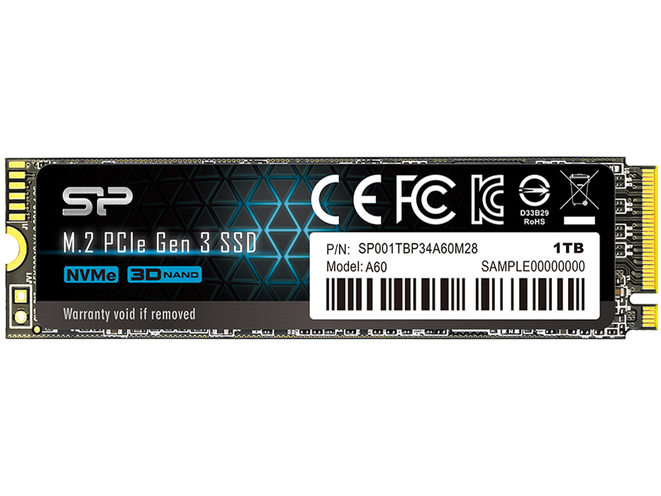 PCIe Gen3x4 P34A60 SP001TBP34A60M28 �̐��i�摜
