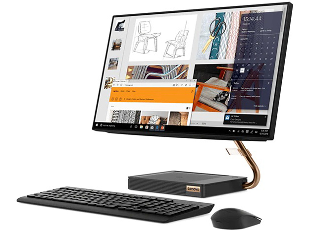 IdeaCentre A540 23.8�^�t��HD�t���EAMD Ryzen 5�E8GB�������[�E1TB HDD+256GB SSD�EAMD Radeon Vega11���� �}���`�^�b�`�Ή� F0EM002SJP �̐��i�摜