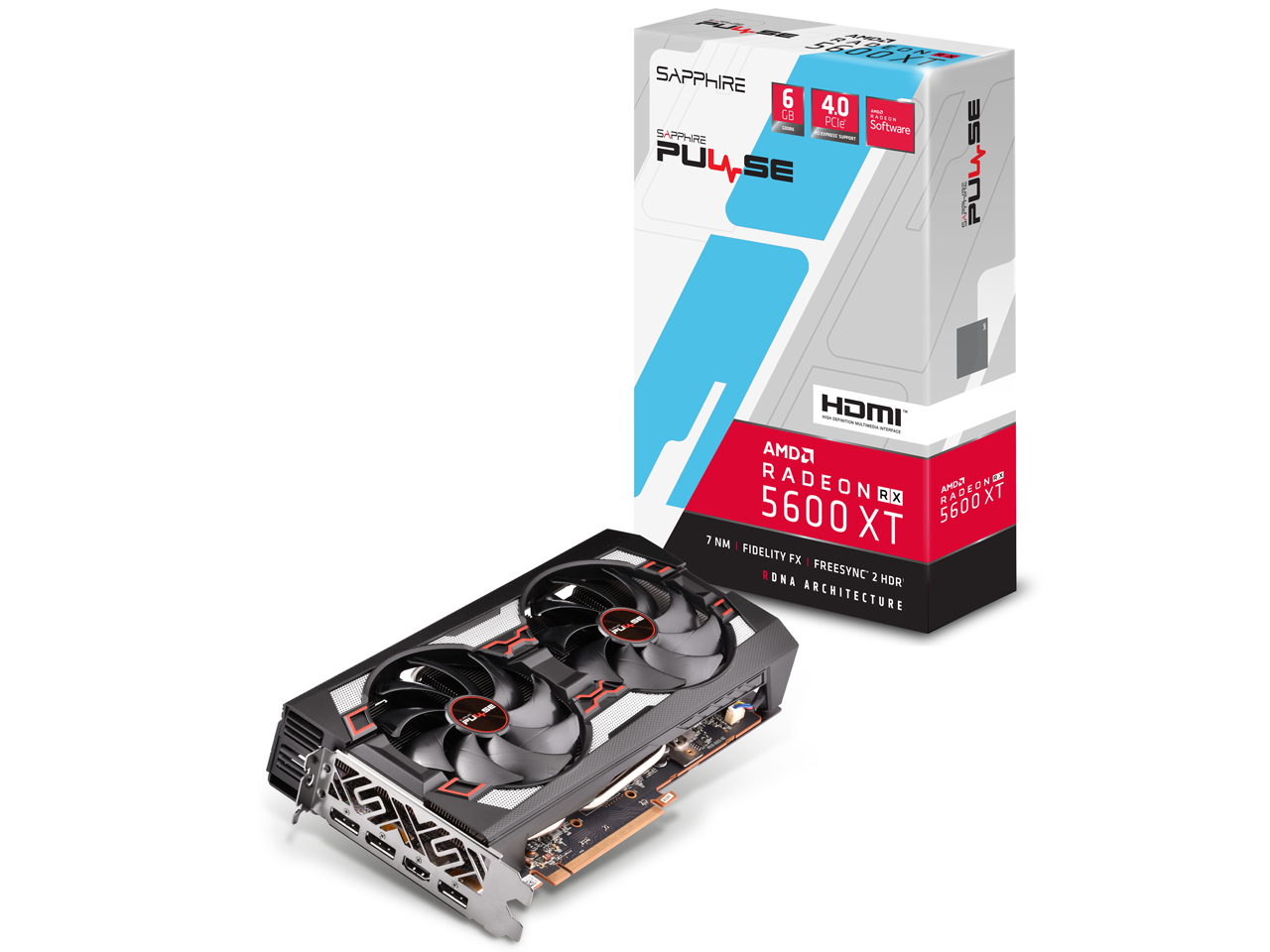 SAPPHIRE PULSE RX 5600 XT 6G GDDR6 [PCIExp 6GB] �̐��i�摜