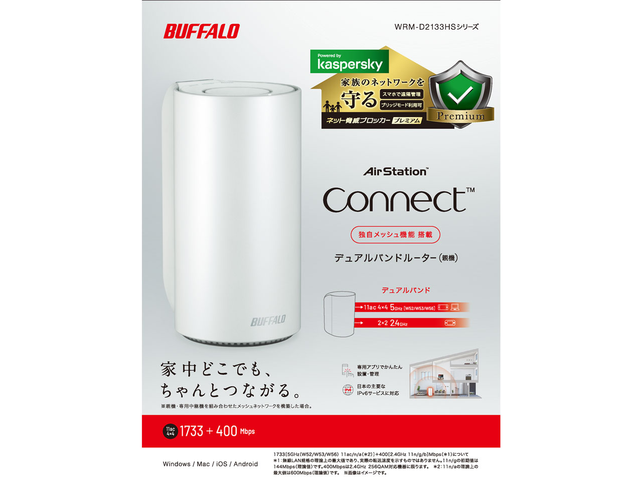 AirStation connect WRM-D2133HS [�p�[���z���C�g�O���[�W��]