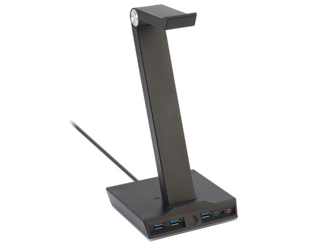 CYBER�EUSB�n�u�t���w�b�h�Z�b�g�X�^���h(PS4/SWITCH�p) CY-NSP4UHST-BK [�u���b�N] �̐��i�摜