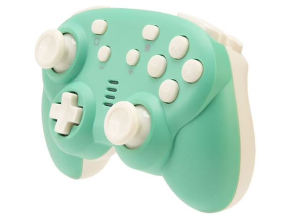 CYBER�E�W���C���R���g���[���[ �~�j �����^�C�v(SWITCH�p) CY-NSGYCMB-GC [���C�g�O���[��×�N���[��] �̐��i�摜