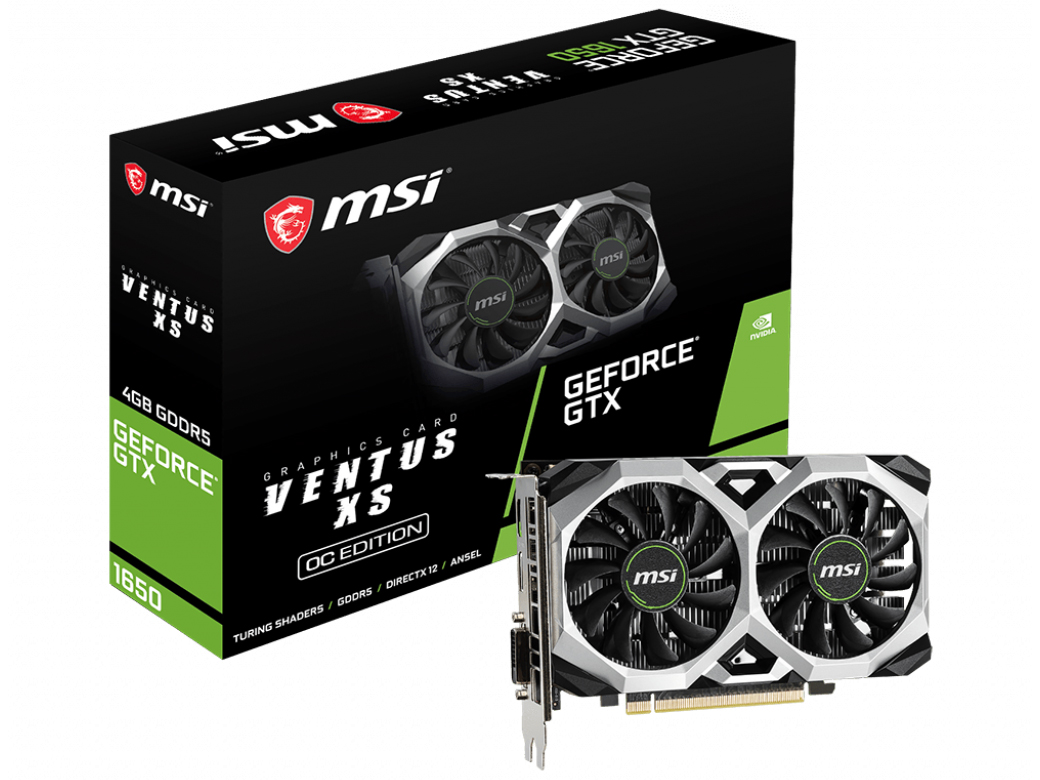 GeForce GTX 1650 VENTUS XS 4G OC [PCIExp 4GB] �̐��i�摜