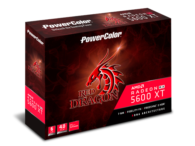 PowerColor Red Dragon Radeon RX 5600XT AXRX 5600XT 6GBD6-3DHR/OC [PCIExp 6GB]