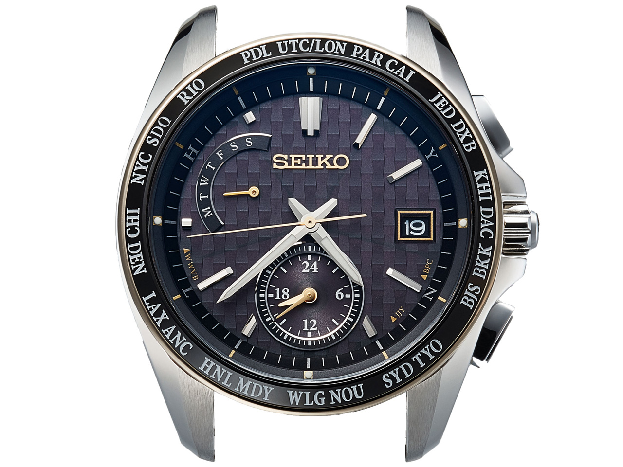 Seiko Brightz wena wrist pro Solar Radio-controlled set Silver -20th Anniversary Special Edition- WNW-SB16A/S