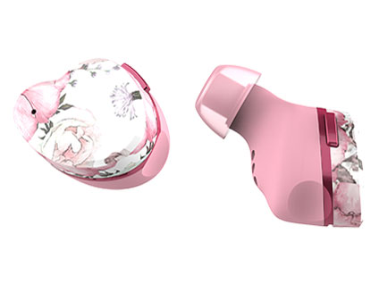 AVIOT TE-D01i ワイヤレスイヤホン Bluetooth (ピンク) 女子力高め！鏡付きケースもカワゆい！AVIOT完全ワイヤレス