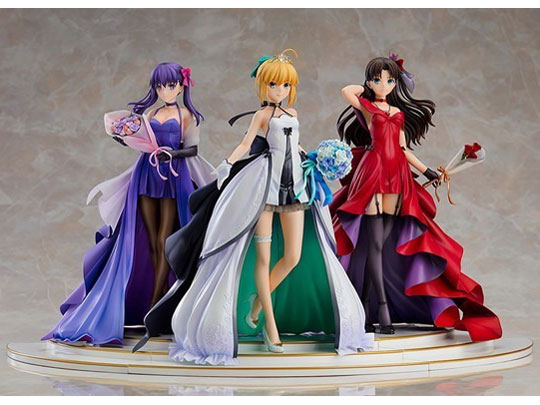 価格 Com Fate Stay Night 15th Celebration Project 1 7 セイバー 遠坂凛 間桐桜 15th Celebration Dress Ver Premium Box の製品画像