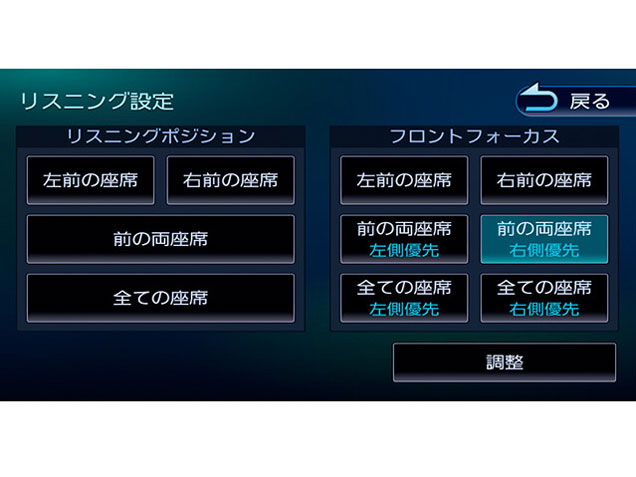 『機能画面2』 彩速ナビ MDV-D707BT の製品画像